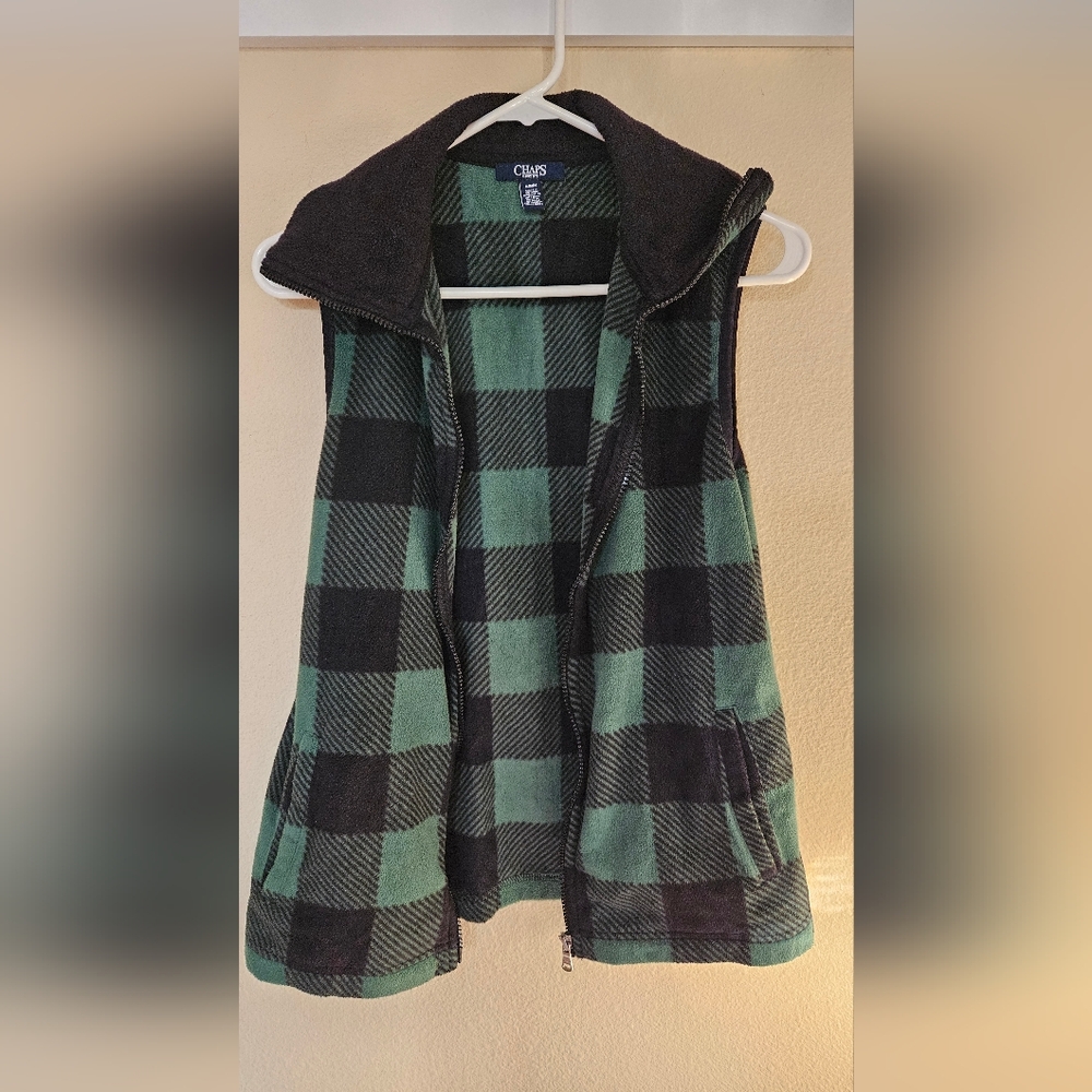 Chaps womens fleece vest size M - Picture 3 of 10